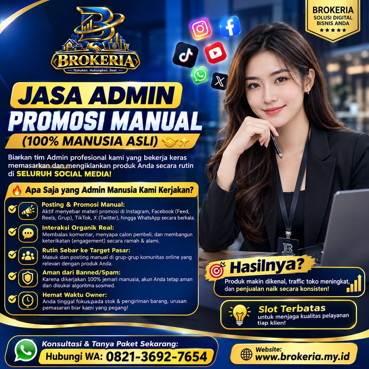 JASA ADMIN PROMOSI MANUAL